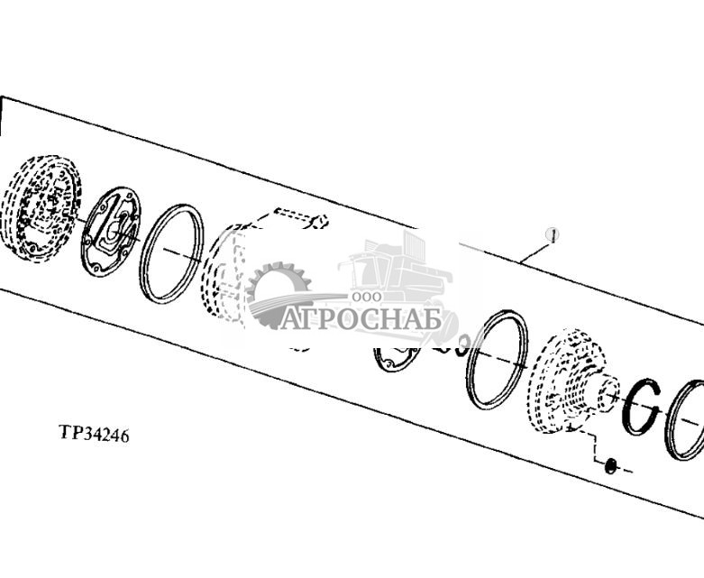 Комплект уплотнительного вала компрессора кондиционера воздуха - ST10675 263.jpg